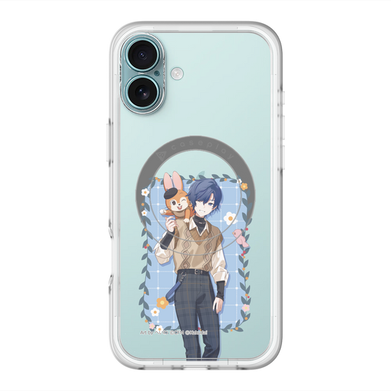 スリムプロテクションプレミアムケース with MagSafe［ 初音ミク×クッピーラムネ - KAITO×クッピー - 等身イラスト1 ］