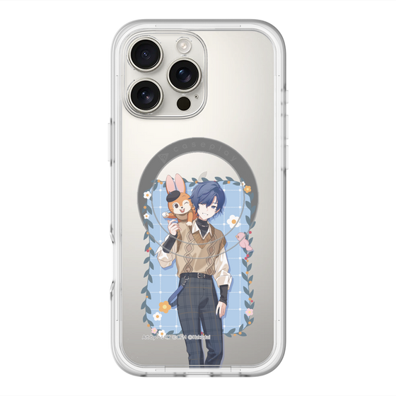 スリムプロテクションプレミアムケース with MagSafe［ 初音ミク×クッピーラムネ - KAITO×クッピー - 等身イラスト1 ］