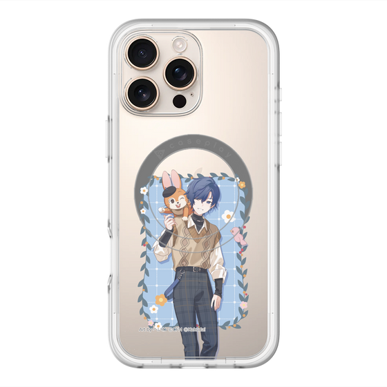スリムプロテクションプレミアムケース with MagSafe［ 初音ミク×クッピーラムネ - KAITO×クッピー - 等身イラスト1 ］