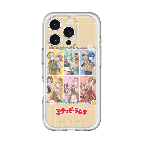 スリムプロテクションプレミアムケース with MagSafe［ 初音ミク×クッピーラムネ - 等身イラスト ］
