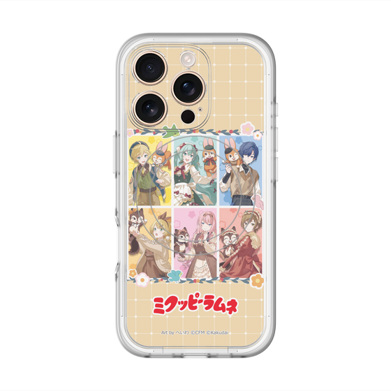 スリムプロテクションプレミアムケース with MagSafe［ 初音ミク×クッピーラムネ - 等身イラスト ］