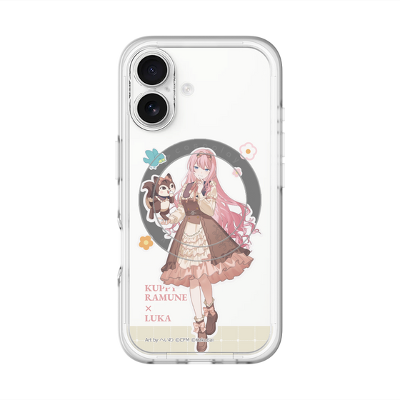 スリムプロテクションプレミアムケース with MagSafe［ 初音ミク×クッピーラムネ - 巡音ルカ×ラム - 等身イラスト2 ］