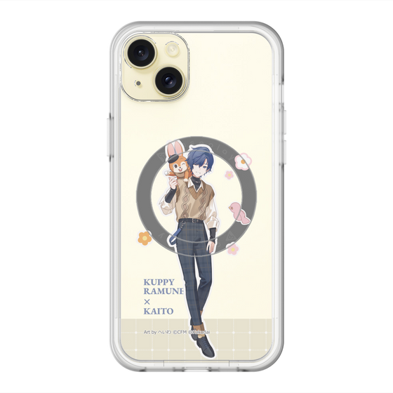 スリムプロテクションプレミアムケース with MagSafe［ 初音ミク×クッピーラムネ - KAITO×クッピー - 等身イラスト2 ］