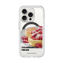 スリムプロテクションプレミアムケース with MagSafe［ ヴィレッジヴァンガードダイナー - ストロベリー＆クリームパンケーキ ］