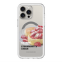 スリムプロテクションプレミアムケース with MagSafe［ ヴィレッジヴァンガードダイナー - ストロベリー＆クリームパンケーキ ］
