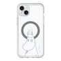 スリムプロテクションプレミアムケース with MagSafe［ MOOMIN - Familiar face ］