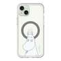 スリムプロテクションプレミアムケース with MagSafe［ MOOMIN - Familiar face ］