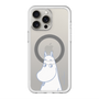 スリムプロテクションプレミアムケース with MagSafe［ MOOMIN - Familiar face ］