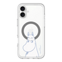 スリムプロテクションプレミアムケース with MagSafe［ MOOMIN - Familiar face ］