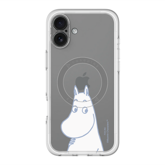スリムプロテクションプレミアムケース with MagSafe［ MOOMIN - Familiar face ］