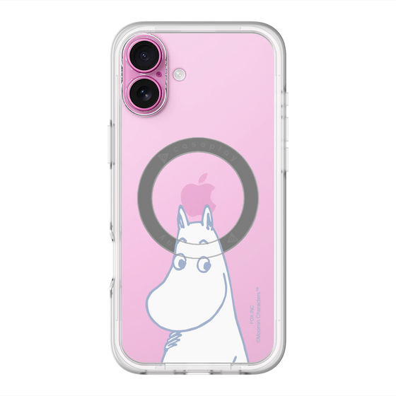 スリムプロテクションプレミアムケース with MagSafe［ MOOMIN - Familiar face ］