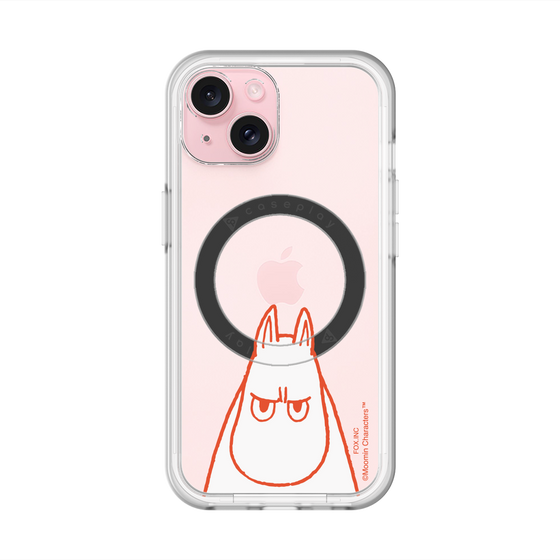 スリムプロテクションプレミアムケース with MagSafe［ MOOMIN - Angry face ］