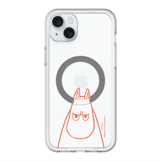 スリムプロテクションプレミアムケース with MagSafe［ MOOMIN - Angry face ］