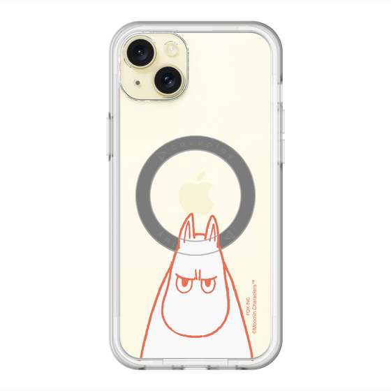 スリムプロテクションプレミアムケース with MagSafe［ MOOMIN - Angry face ］