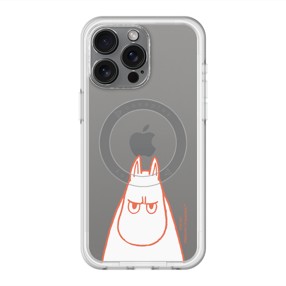スリムプロテクションプレミアムケース with MagSafe［ MOOMIN - Angry face ］