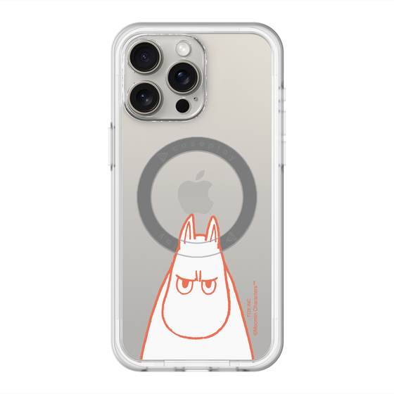スリムプロテクションプレミアムケース with MagSafe［ MOOMIN - Angry face ］