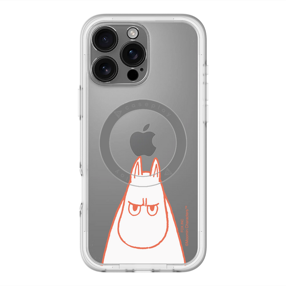 スリムプロテクションプレミアムケース with MagSafe［ MOOMIN - Angry face ］