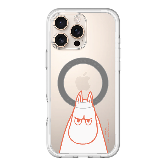 スリムプロテクションプレミアムケース with MagSafe［ MOOMIN - Angry face ］