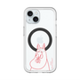 スリムプロテクションプレミアムケース with MagSafe［ MOOMIN - Blushing face ］