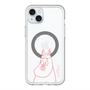 スリムプロテクションプレミアムケース with MagSafe［ MOOMIN - Blushing face ］