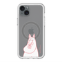 スリムプロテクションプレミアムケース with MagSafe［ MOOMIN - Blushing face ］