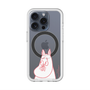 スリムプロテクションプレミアムケース with MagSafe［ MOOMIN - Blushing face ］
