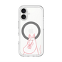 スリムプロテクションプレミアムケース with MagSafe［ MOOMIN - Blushing face ］