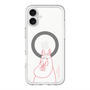 スリムプロテクションプレミアムケース with MagSafe［ MOOMIN - Blushing face ］