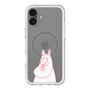スリムプロテクションプレミアムケース with MagSafe［ MOOMIN - Blushing face ］