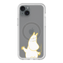 スリムプロテクションプレミアムケース with MagSafe［ MOOMIN - Happy face ］