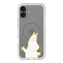 スリムプロテクションプレミアムケース with MagSafe［ MOOMIN - Happy face ］