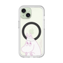 スリムプロテクションプレミアムケース with MagSafe［ MOOMIN - Fearful face ］
