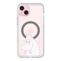 スリムプロテクションプレミアムケース with MagSafe［ MOOMIN - Fearful face ］