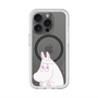 スリムプロテクションプレミアムケース with MagSafe［ MOOMIN - Fearful face ］