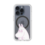 スリムプロテクションプレミアムケース with MagSafe［ MOOMIN - Fearful face ］