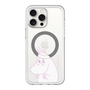 スリムプロテクションプレミアムケース with MagSafe［ MOOMIN - Fearful face ］
