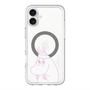 スリムプロテクションプレミアムケース with MagSafe［ MOOMIN - Fearful face ］