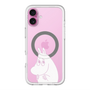 スリムプロテクションプレミアムケース with MagSafe［ MOOMIN - Fearful face ］