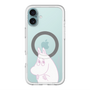 スリムプロテクションプレミアムケース with MagSafe［ MOOMIN - Fearful face ］