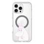 スリムプロテクションプレミアムケース with MagSafe［ MOOMIN - Fearful face ］