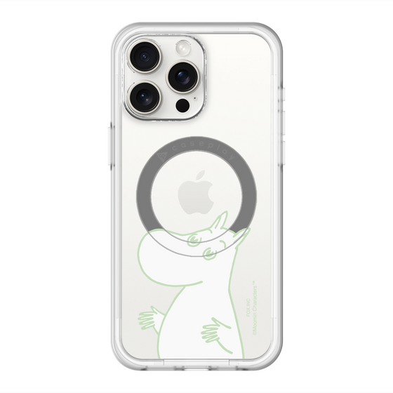 スリムプロテクションプレミアムケース with MagSafe［ MOOMIN - Sparkling face ］