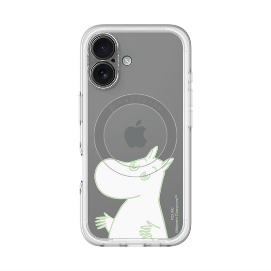 スリムプロテクションプレミアムケース with MagSafe［ MOOMIN - Sparkling face ］