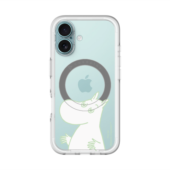 スリムプロテクションプレミアムケース with MagSafe［ MOOMIN - Sparkling face ］