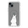 スリムプロテクションプレミアムケース with MagSafe［ MOOMIN - Troubled face ］