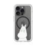 スリムプロテクションプレミアムケース with MagSafe［ MOOMIN - Troubled face ］