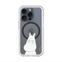 スリムプロテクションプレミアムケース with MagSafe［ MOOMIN - Troubled face ］