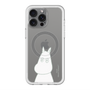 スリムプロテクションプレミアムケース with MagSafe［ MOOMIN - Troubled face ］