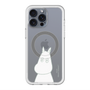 スリムプロテクションプレミアムケース with MagSafe［ MOOMIN - Troubled face ］