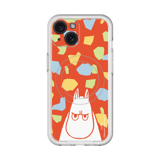 スリムプロテクションプレミアムケース with MagSafe［ MOOMIN - Angry face - color ］