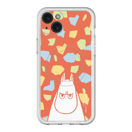 スリムプロテクションプレミアムケース with MagSafe［ MOOMIN - Angry face - color ］